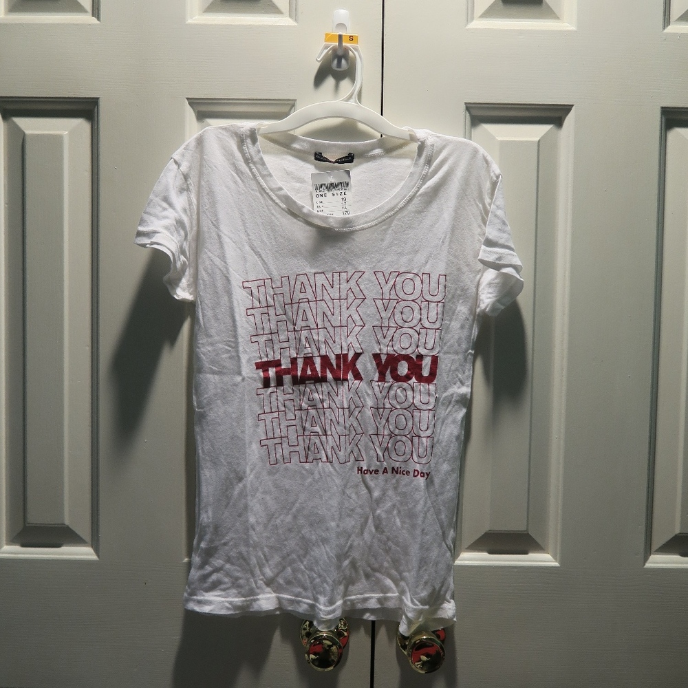 Brandy Melville "Thank You" t-shirt
